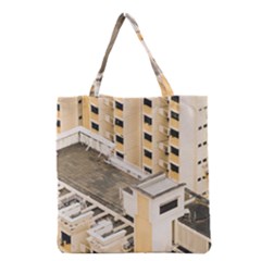 Apartments Architecture Building Grocery Tote Bag by Amaryn4rt