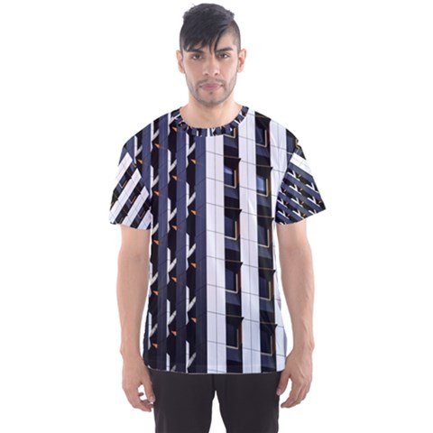 Architecture Building Pattern Men s Sport Mesh Tee by Amaryn4rt