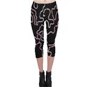 Abstract Glare Visual Art Capri Leggings  View1