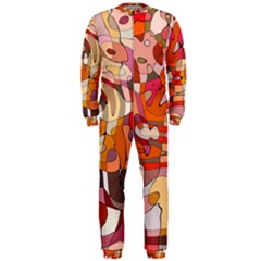 Abstract Abstraction Pattern Modern Onepiece Jumpsuit (men)  by Nexatart