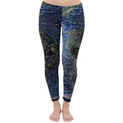 World Mosaic Classic Winter Leggings by Nexatart