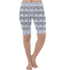 Pattern Retro Background Texture Cropped Leggings  by Nexatart