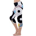 Yin Yang Eastern Asian Philosophy Capri Yoga Leggings View2