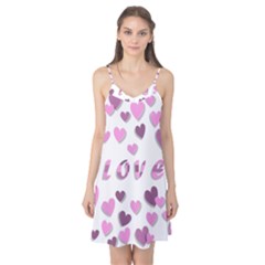 Love Valentine S Day 3d Fabric Camis Nightgown by Nexatart