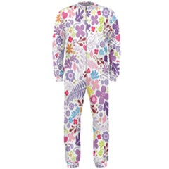 Colorful Flower Onepiece Jumpsuit (men)  by Brittlevirginclothing