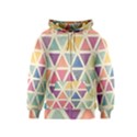 Colorful triangle Kids  Zipper Hoodie View1