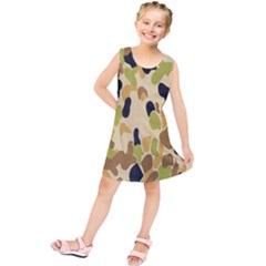 Army Camouflage Pattern Kids  Tunic Dress by Nexatart