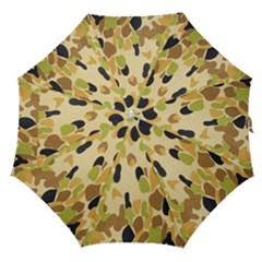 Army Camouflage Pattern Straight Umbrellas by Nexatart