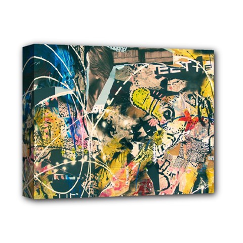 Art Graffiti Abstract Vintage Deluxe Canvas 14  X 11  by Nexatart