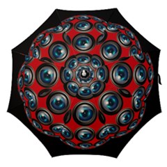 Camera Monitoring Security Straight Umbrellas by Nexatart