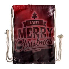 Christmas Contemplative Drawstring Bag (large) by Nexatart