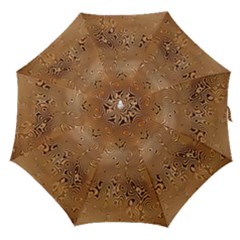 Circuit Board Pattern Straight Umbrellas by Nexatart