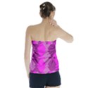 Fabric Textile Design Purple Pink Strapless Top View2