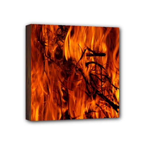 Fire Easter Easter Fire Flame Mini Canvas 4  X 4  by Nexatart