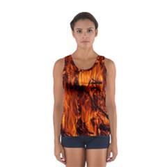 Fire Easter Easter Fire Flame Women s Sport Tank Top  by Nexatart