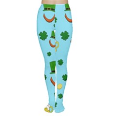 St  Patrick s Day Pattern Women s Tights by Valentinaart