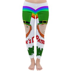 St  Patrick Classic Winter Leggings by Valentinaart