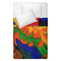 Parakeet Colorful Bird Animal Duvet Cover Double Side (single Size) by Nexatart