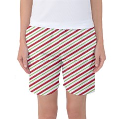 Stripes Striped Design Pattern Women s Basketball Shorts by Nexatart