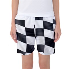 Flag Chess Corse Race Auto Road Women s Basketball Shorts by Amaryn4rt