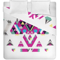 Geometric Play Duvet Cover Double Side (king Size) by Amaryn4rt