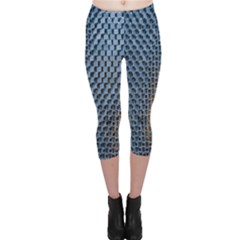 Parametric Wall Pattern Capri Leggings  by Amaryn4rt