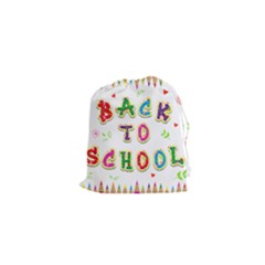 Back To School Drawstring Pouches (xs)  by Amaryn4rt