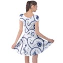 Fish Pattern Cap Sleeve Dresses View2