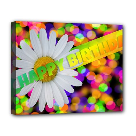 Happy Birthday Deluxe Canvas 20  X 16   by boho