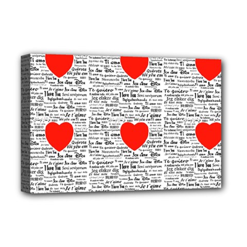 I Love You Deluxe Canvas 18  X 12   by boho