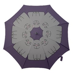Cat Minimalism Art Vector Hook Handle Umbrellas (medium) by Simbadda