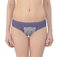 Cat Minimalism Art Vector Hipster Bikini Bottoms by Simbadda