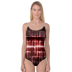 Electric Lines Pattern Camisole Leotard  by Simbadda