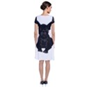 Bulldog Short Sleeve Front Wrap Dress View2