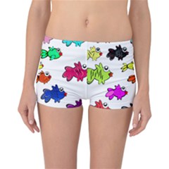 Fishes Marine Life Swimming Water Reversible Bikini Bottoms by Simbadda