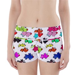 Fishes Marine Life Swimming Water Boyleg Bikini Wrap Bottoms by Simbadda