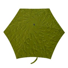 Olive Bubble Wallpaper Background Mini Folding Umbrellas by Simbadda