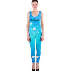 Blue Dot Star Onepiece Catsuit by Simbadda