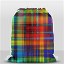 Abstract Color Background Form Drawstring Bag (Small) View1