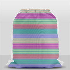 Backgrounds Pattern Lines Wall Drawstring Bag (small) by Simbadda