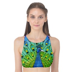 Peacock Bird Animation Tank Bikini Top by Simbadda