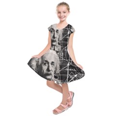 Albert Einstein Kids  Short Sleeve Dress by Valentinaart