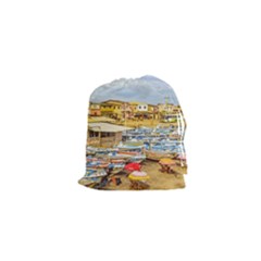 Engabao Beach At Guayas District Ecuador Drawstring Pouches (xs)  by dflcprints