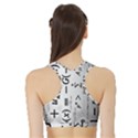 Science Formulas Sports Bra with Border View2