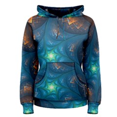 Fractal Star Women s Pullover Hoodie by Simbadda