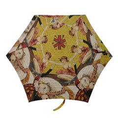 Vintage Circus  Mini Folding Umbrellas by Valentinaart