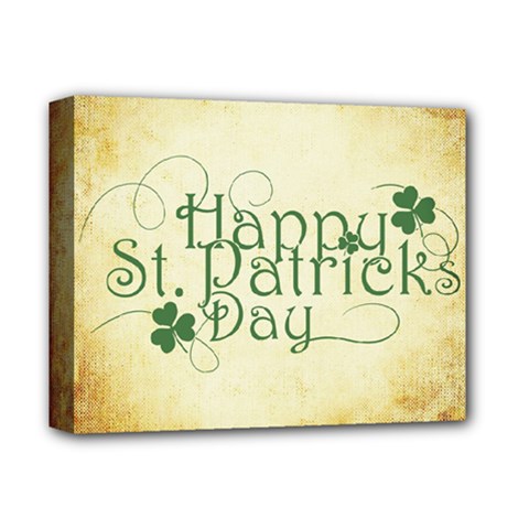 Irish St Patrick S Day Ireland Deluxe Canvas 14  X 11  by Simbadda