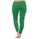 Clovers On Dark Green Classic Winter Leggings View4