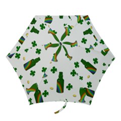 St  Patricks Day  Mini Folding Umbrellas by Valentinaart