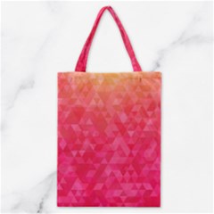 Abstract Red Octagon Polygonal Texture Classic Tote Bag by TastefulDesigns